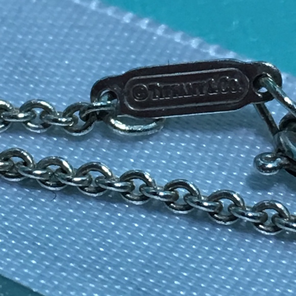 TIFFANY & CO. ELEMENTS DANGLE 1837 NECKLACE - 16"